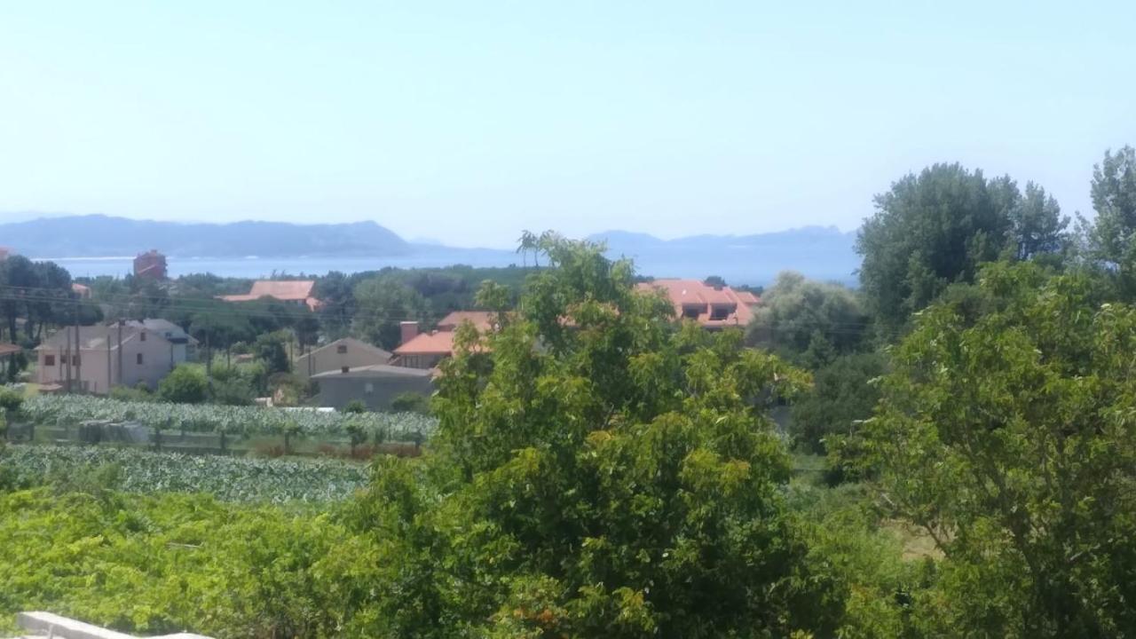 Chalet Con Vista A Las Islas Cies Sanxenxo Buitenkant foto