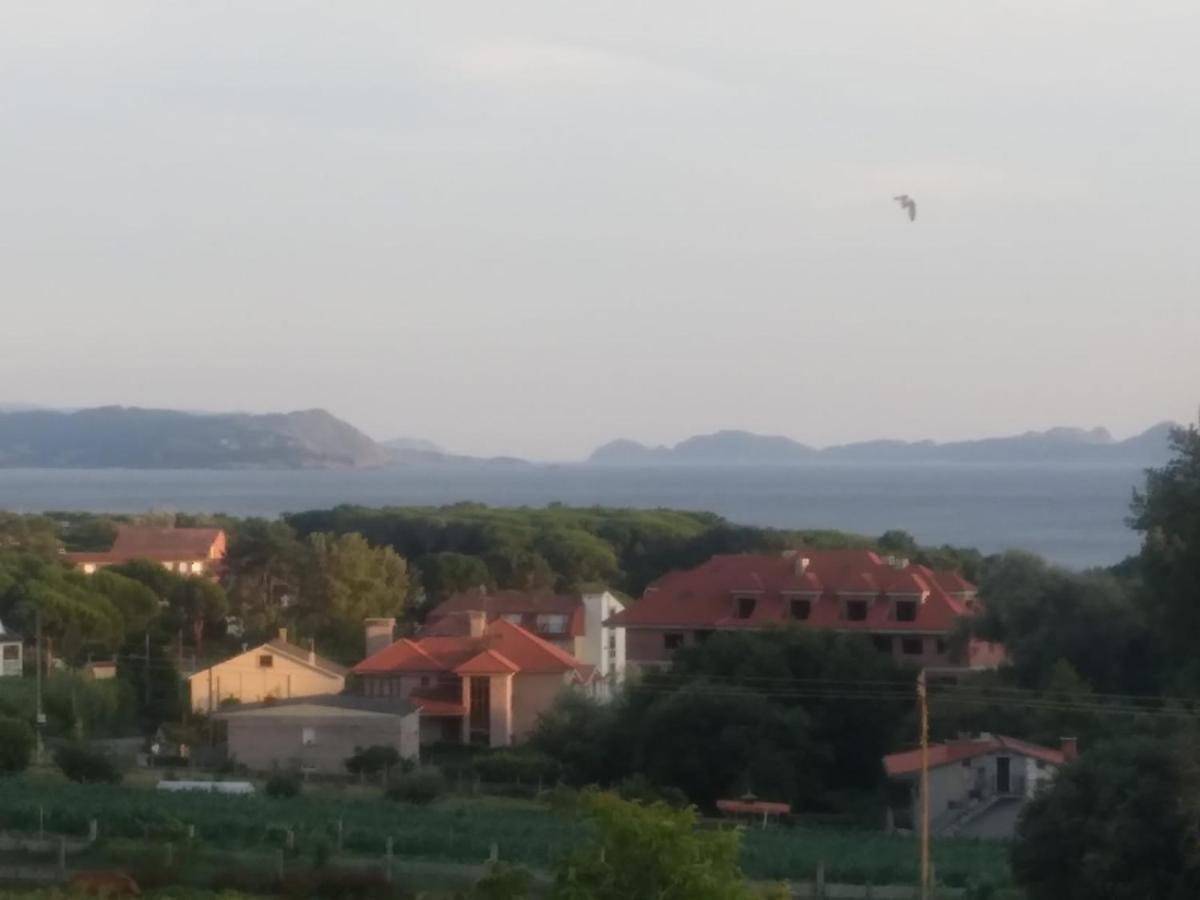 Chalet Con Vista A Las Islas Cies Sanxenxo Buitenkant foto